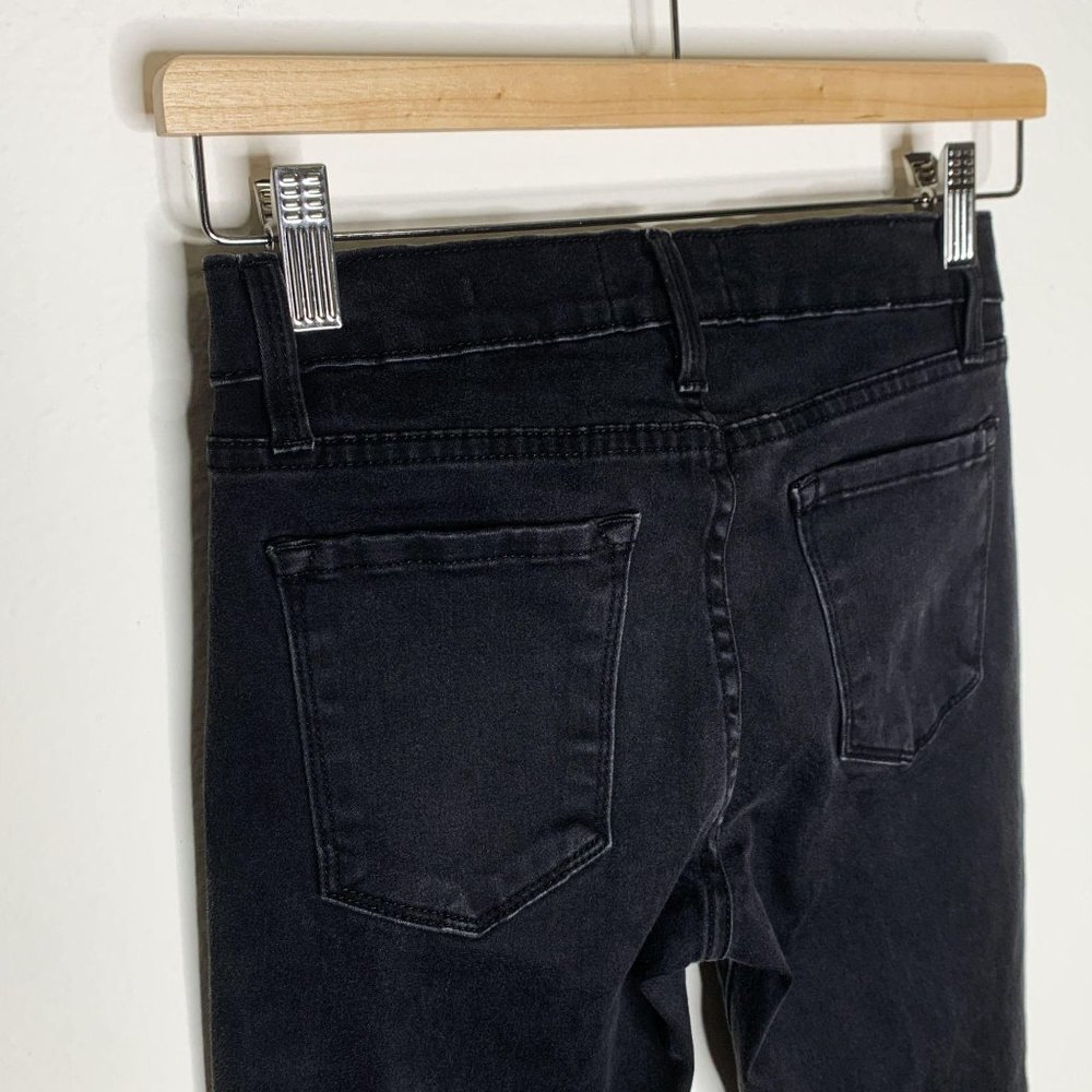 FRAME Denim Le Skinny de Jeanne Black Jeans 27 - Picture 8 of 11